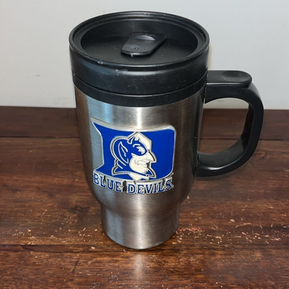 Duke Blue Devils insulated stainless steel commuter mug coffee cup tumbler 3 pcs